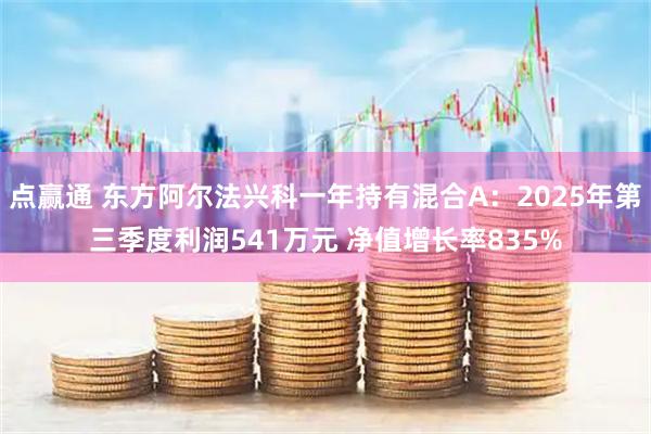 点赢通 东方阿尔法兴科一年持有混合A：2025年第三季度利润541万元 净值增长率835%